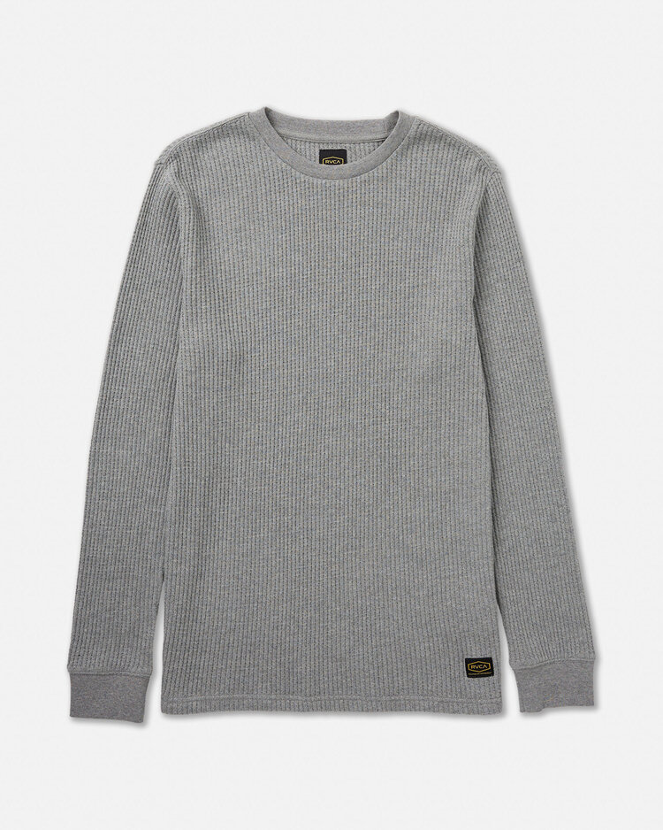 RVCA Rvca Dayshift Thermal Ls (Mens) | Grey Heather