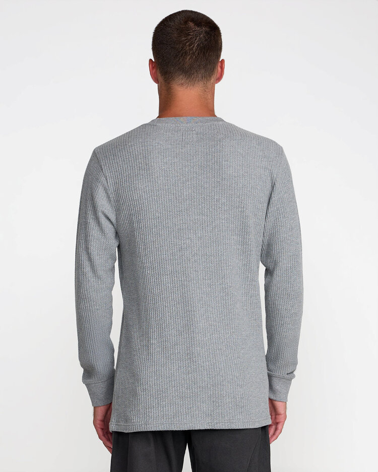 RVCA Rvca Dayshift Thermal Ls (Mens) | Grey Heather