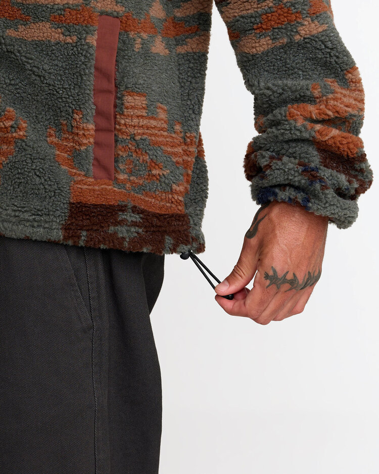 RVCA Rvca Jacumba Sherpa Zip (Mens) | Multi