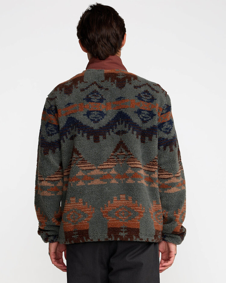 RVCA Rvca Jacumba Sherpa Zip (Mens) | Multi