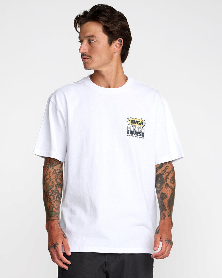 RVCA Rvca Camera Express Ss (Mens) | White