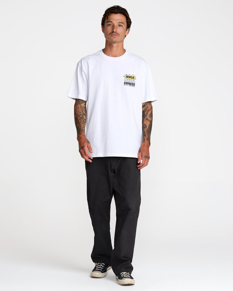 RVCA Rvca Camera Express Ss (Mens) | White