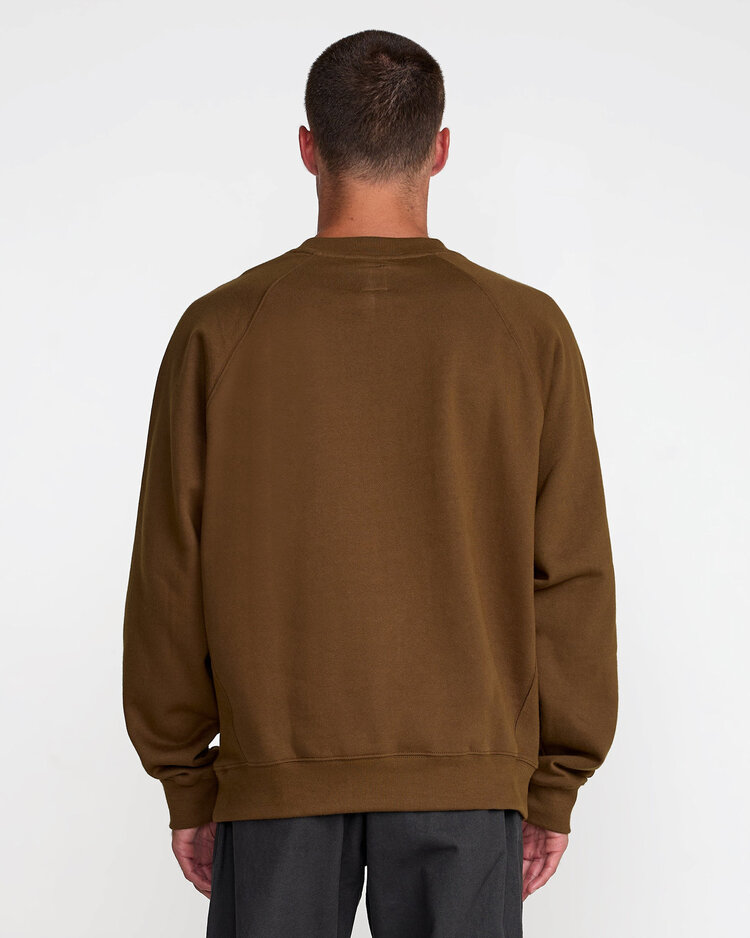 RVCA Rvca Dayshift Crew 2 (Mens) | Bombay Brown