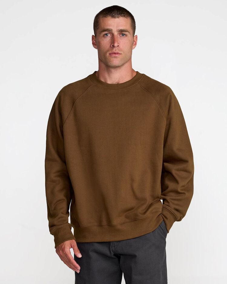 RVCA Rvca Dayshift Crew 2 (Mens) | Bombay Brown
