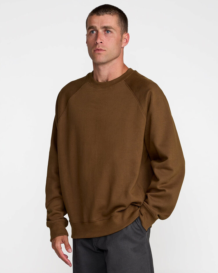 RVCA Rvca Dayshift Crew 2 (Mens) | Bombay Brown