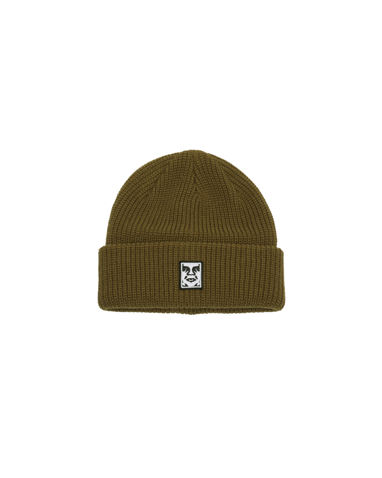 Obey Obey Mid Icon Patch Cuff Beanie (Mens) | Dull Army
