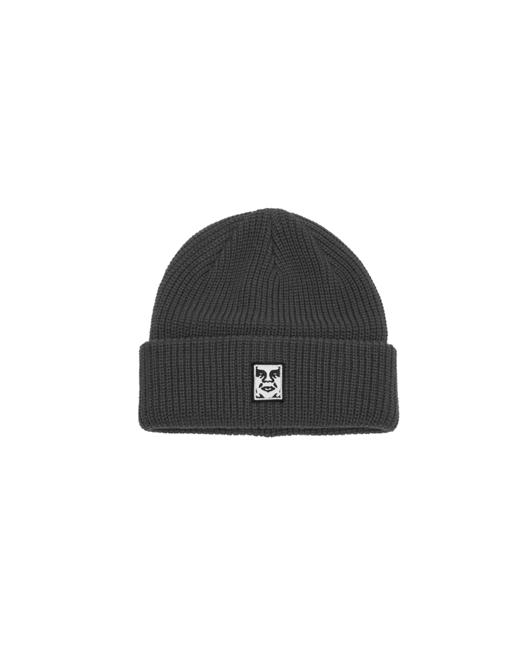 Obey Obey Mid Icon Patch Cuff Beanie (Mens) | Black