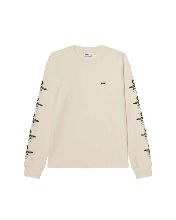 Obey Obey Obey Ears Thermal Ls (Mens) | Blanc De Blanc