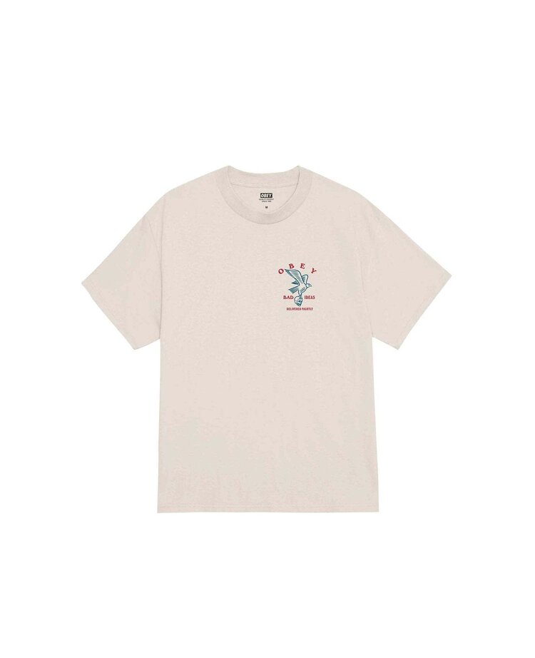 Obey Obey Obey Bad Ideas Eagle Tee (Mens) | Silver Grey