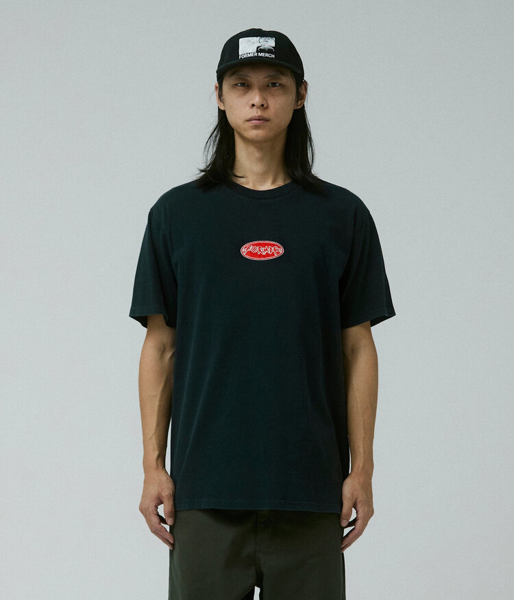 Former Former Flatline T-Shirt (Mens) | Washed Black