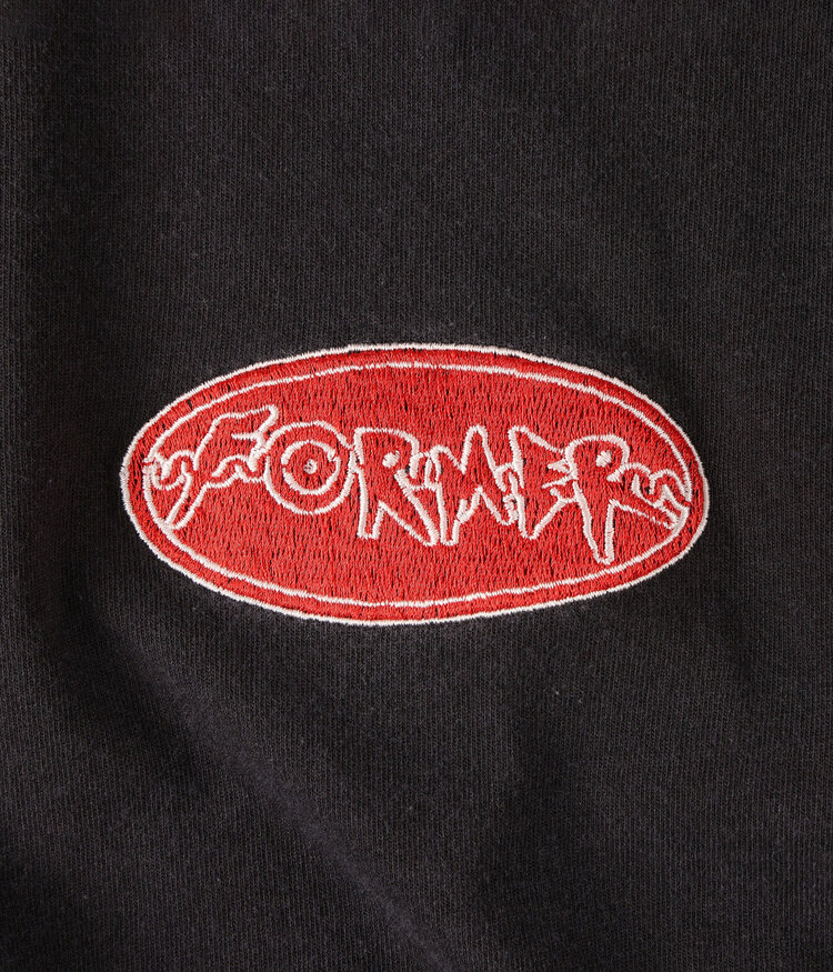 Former Former Flatline T-Shirt (Mens) | Washed Black