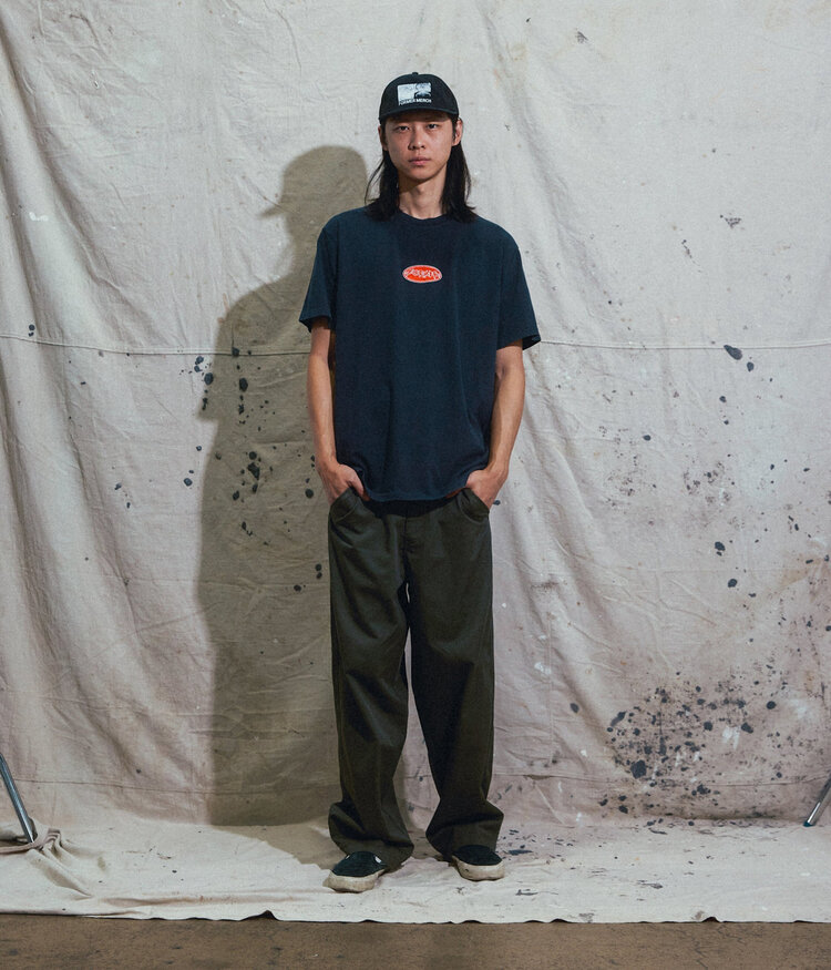 Former Former Flatline T-Shirt (Mens) | Washed Black