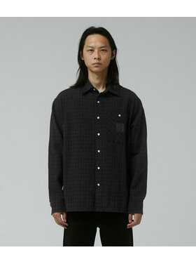 Former Former Crux Flannel Ls Shirt (Mens) | Black