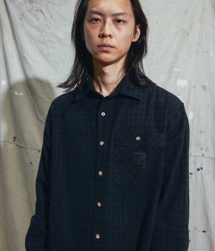 Former Former Crux Flannel Ls Shirt (Mens) | Black