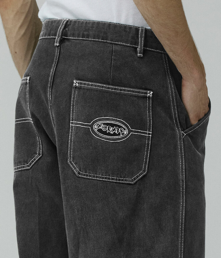 Former Former Reynolds Flatline Denim Pant (Mens) | Washed Black