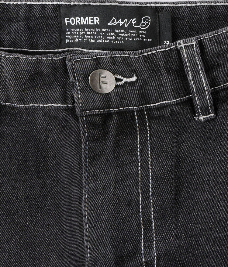 Former Former Reynolds Flatline Denim Pant (Mens) | Washed Black