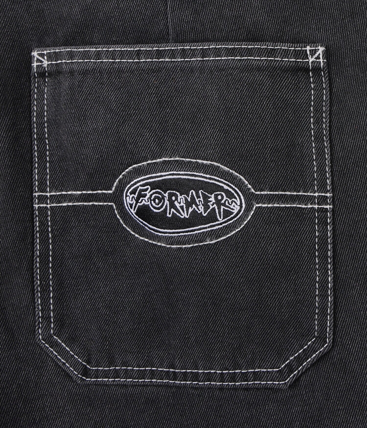 Former Former Reynolds Flatline Denim Pant (Mens) | Washed Black