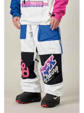 686 686 Fox Racing Shell Pant (Mens) | Fox White Colorblock