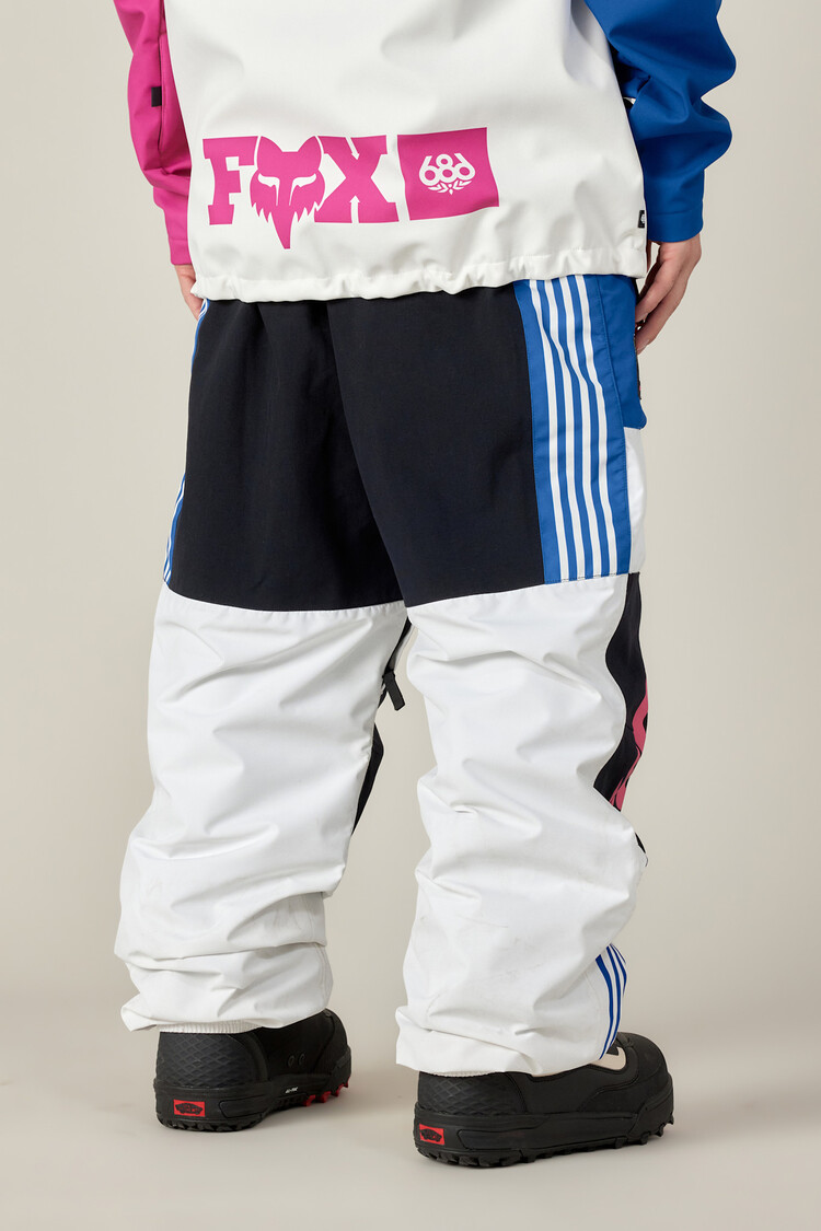 686 686 Fox Racing Shell Pant (Mens) | Fox White Colorblock
