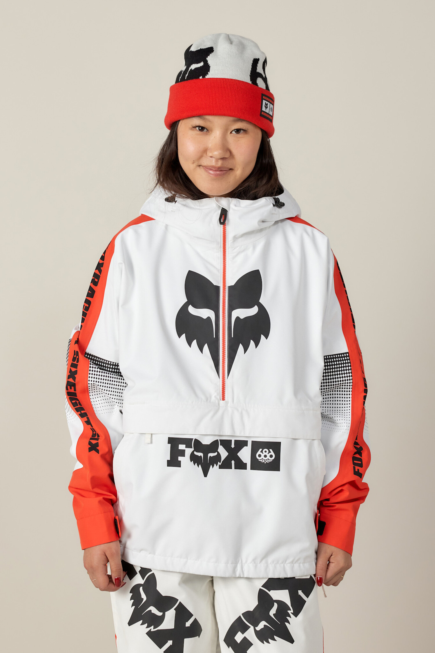 686 Fox Racing Shell Anorak (Womens) | Fox Flare Colorblock - The