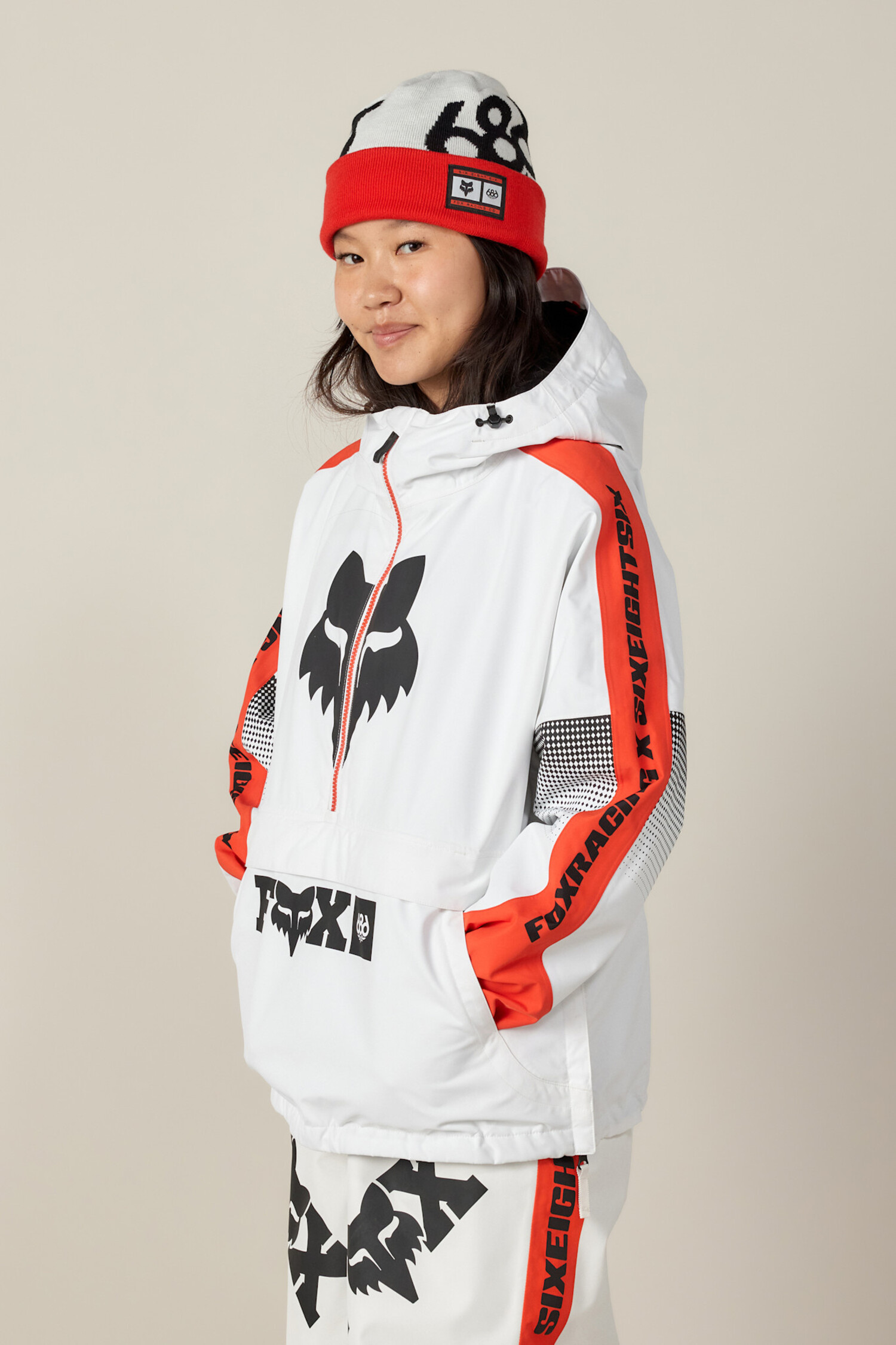 686 Fox Racing Shell Anorak (Womens) | Fox Flare Colorblock - The