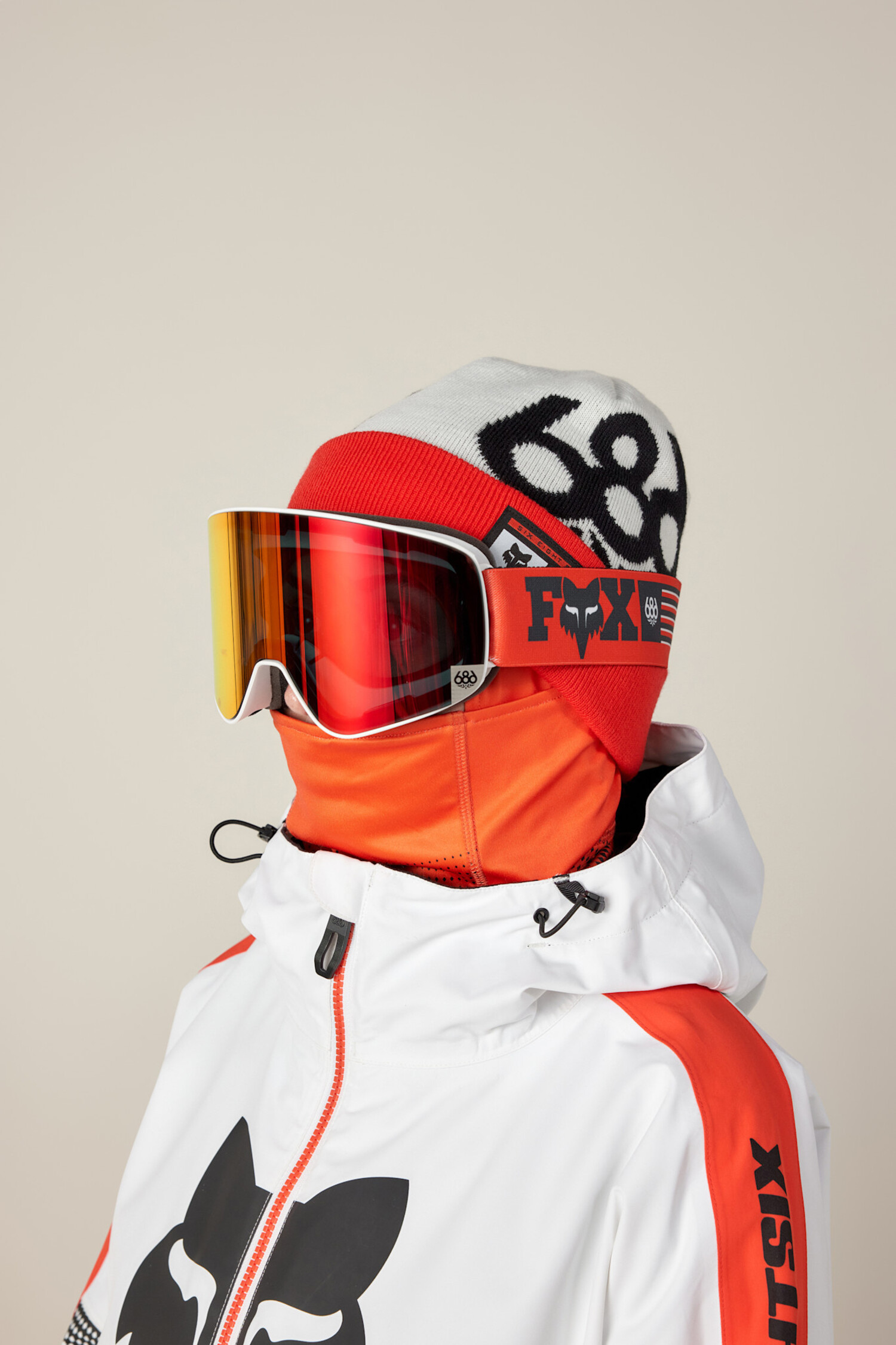 686 Fox Racing Cuff Beanie (Unisex) | Flare Colorblock - The Drop