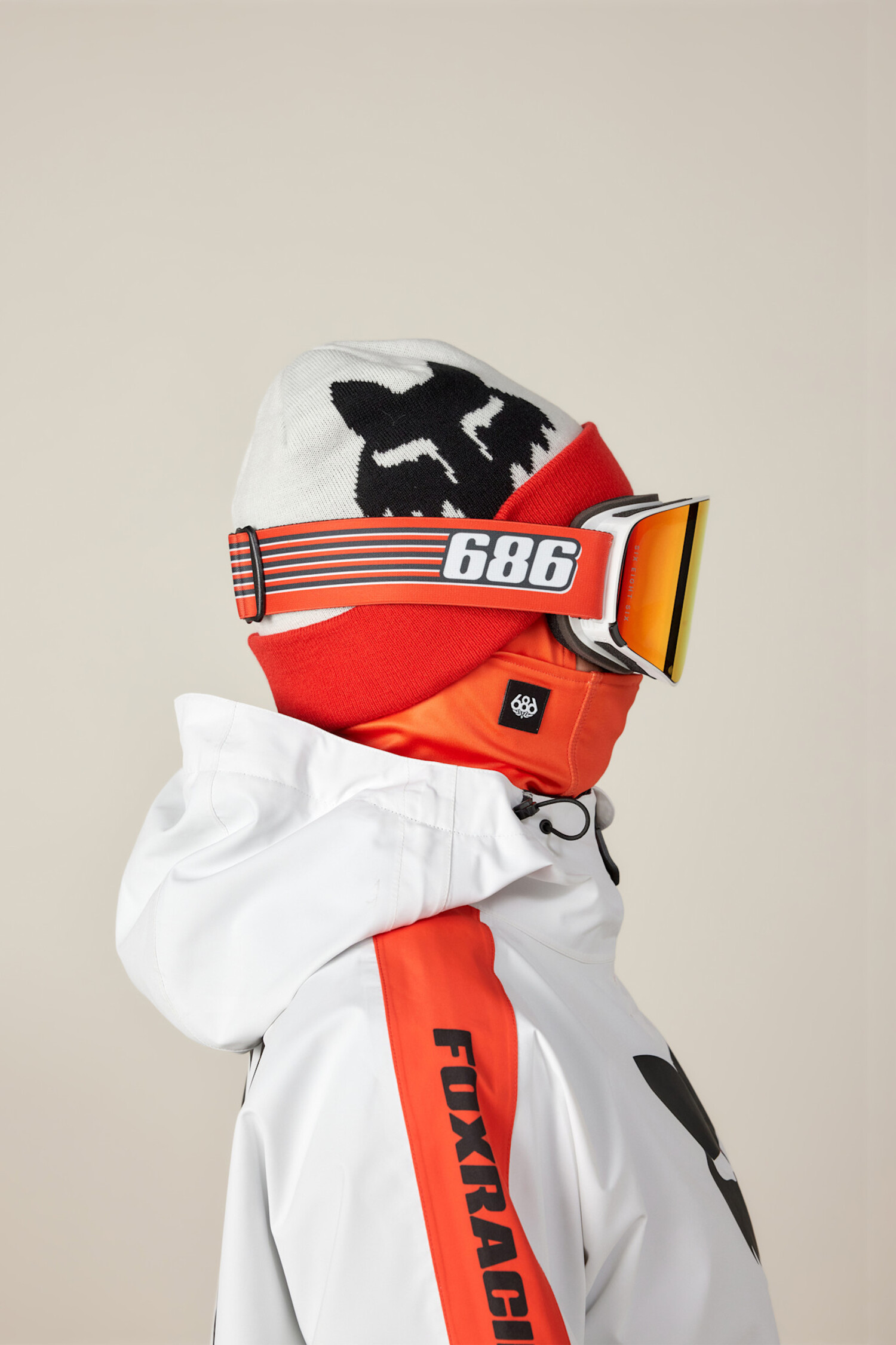 686 Fox Racing Cuff Beanie (Unisex) | Flare Colorblock - The Drop