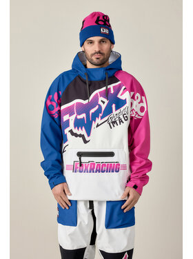 686 686 Fox Racing Watrproof Hoody (Mens) | Fox White Colorblock