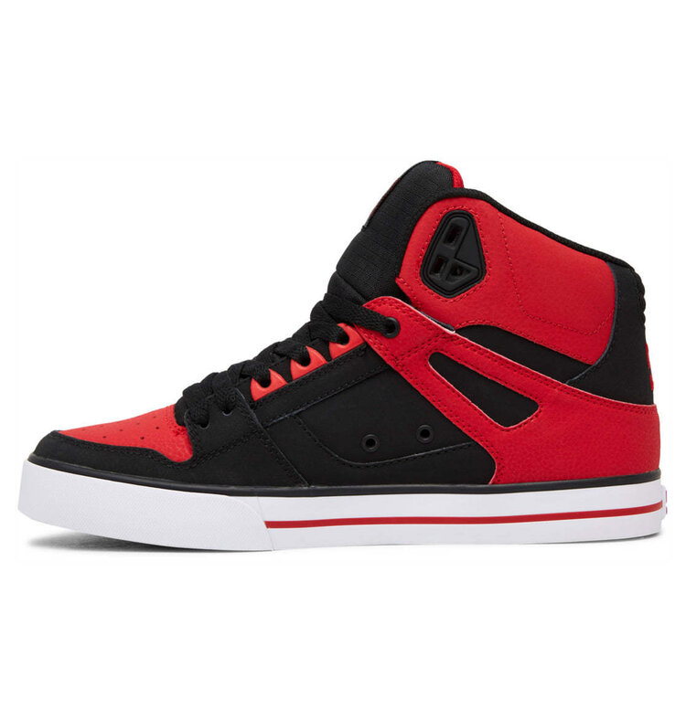 DC Dc Pure High-Top Wc (Mens) | Fiery Red/White/Black