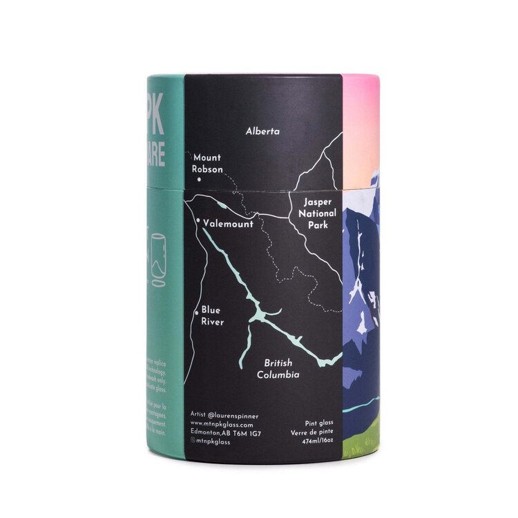 MTNPK MTNPK Pint Glass | Mt. Robson