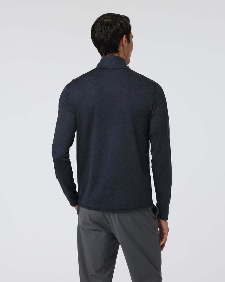 Vuori Vuori Ponto 1/2 Zip Mock Neck (Mens) | Ink Heather