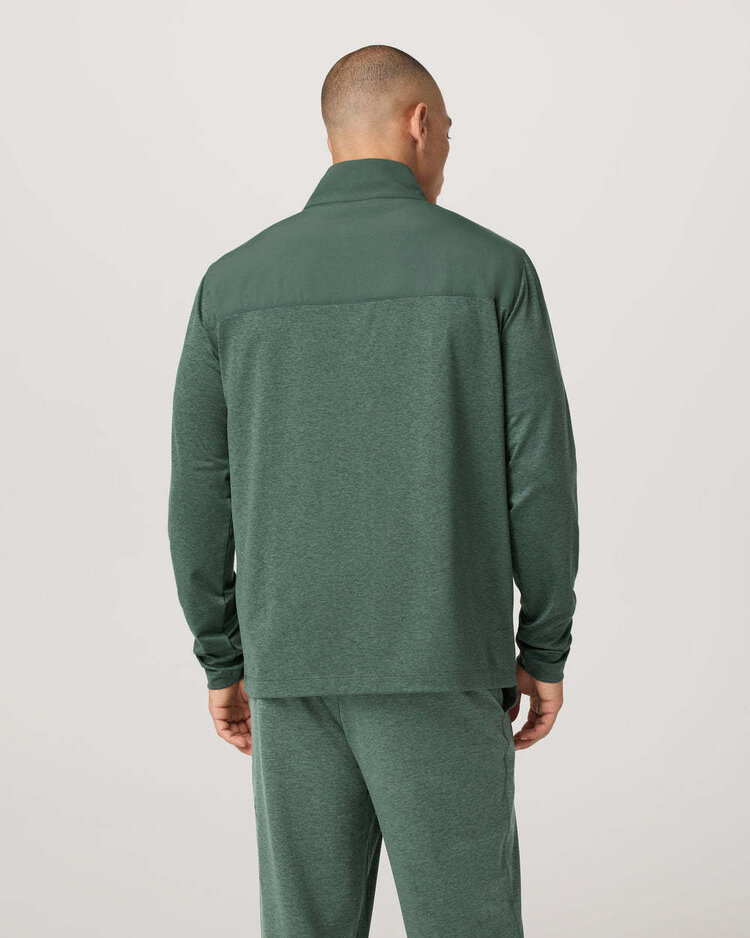 Vuori Vuori Sunday Element Track Jacket (Mens) | Agate Green Heather