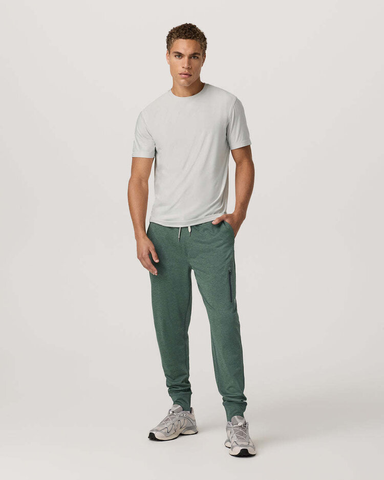 Vuori Vuori Sunday Performance Jogger 28" (Mens) | Agate Green Heather
