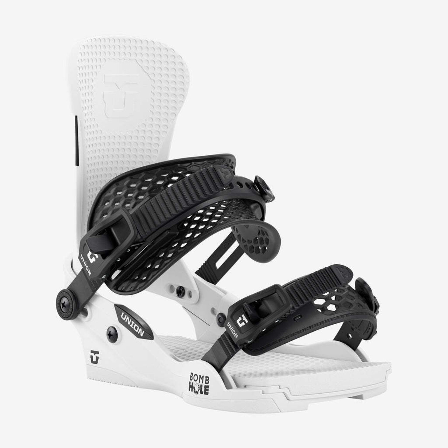 Union X Bombhole Force Binding 2026 (Mens) | White - The Drop Rideshop