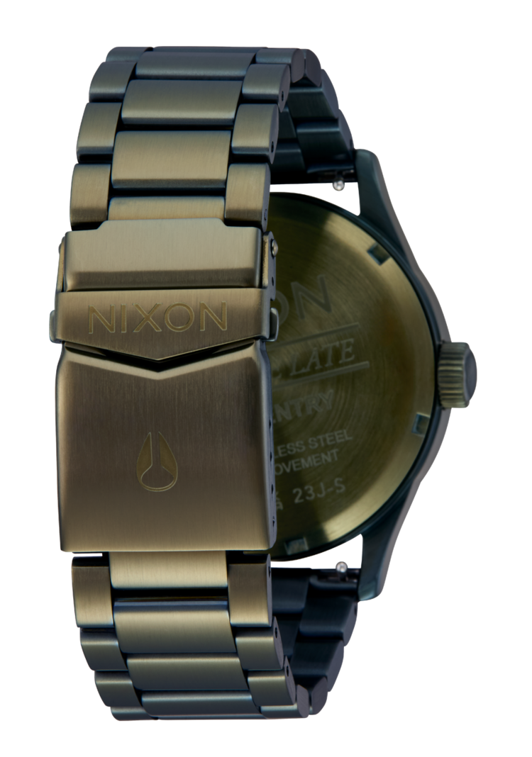 Nixon Nixon Sentry Stainless Steel | Dark Olive/Black