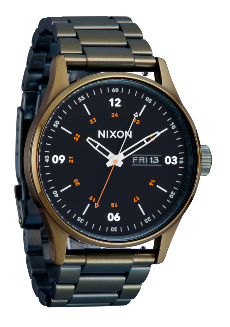 Nixon Nixon Sentry Stainless Steel | Dark Olive/Black