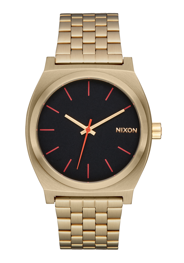 Nixon Nixon Time Teller| Yellow Gold/Black/Red
