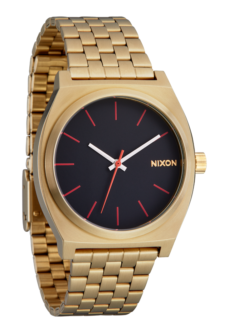 Nixon Nixon Time Teller| Yellow Gold/Black/Red