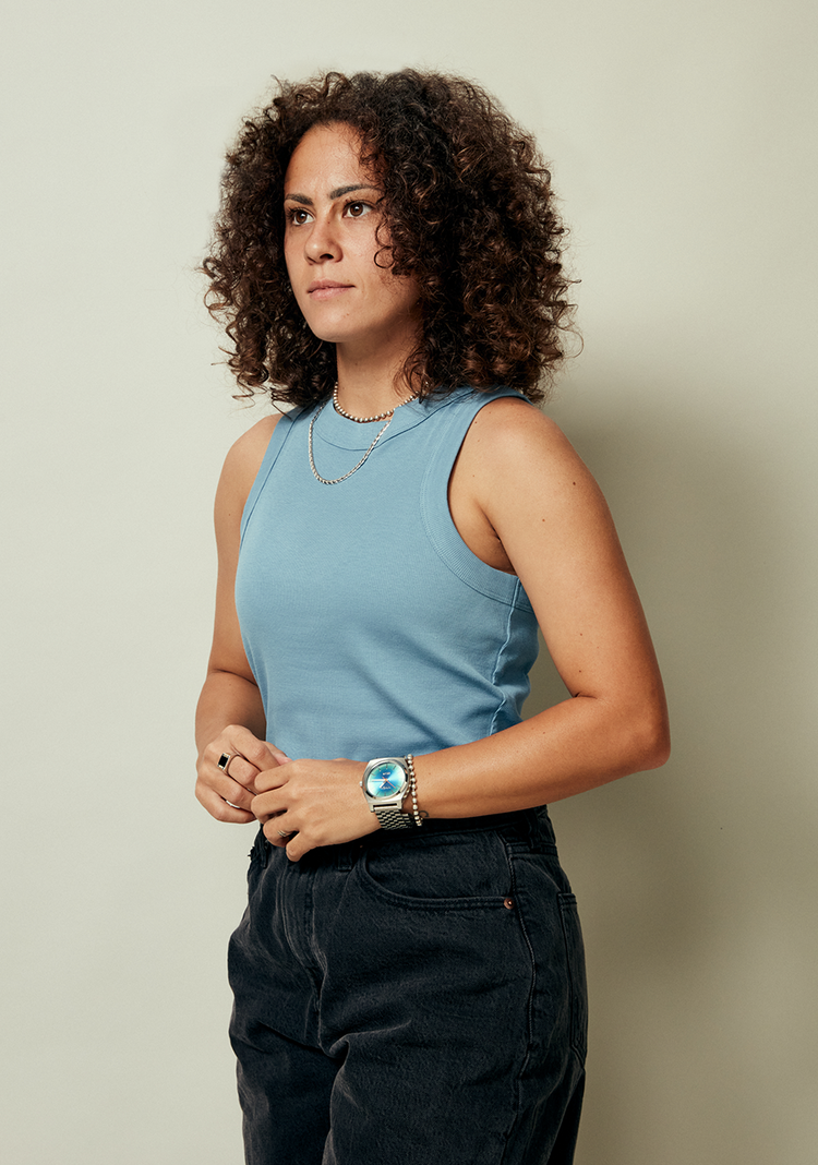 Nixon Nixon Time Teller Solar| Silver/Rainbow