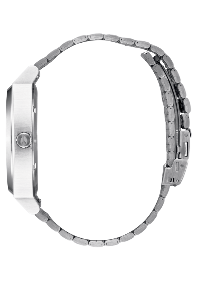 Nixon Nixon Time Teller Solar| Silver/Rainbow