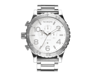NIXON THE 51-30 CHRONO ホワイト Nixon 51-30 Chrono| High Polish/White - The Drop Rideshop