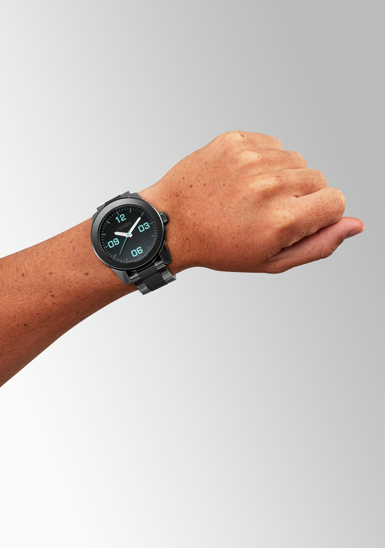 Nixon Nixon Corporal Stainless Steel | Silver/Gunmetal
