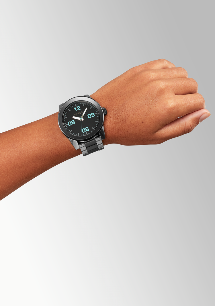 Nixon Nixon Corporal Stainless Steel | Silver/Gunmetal