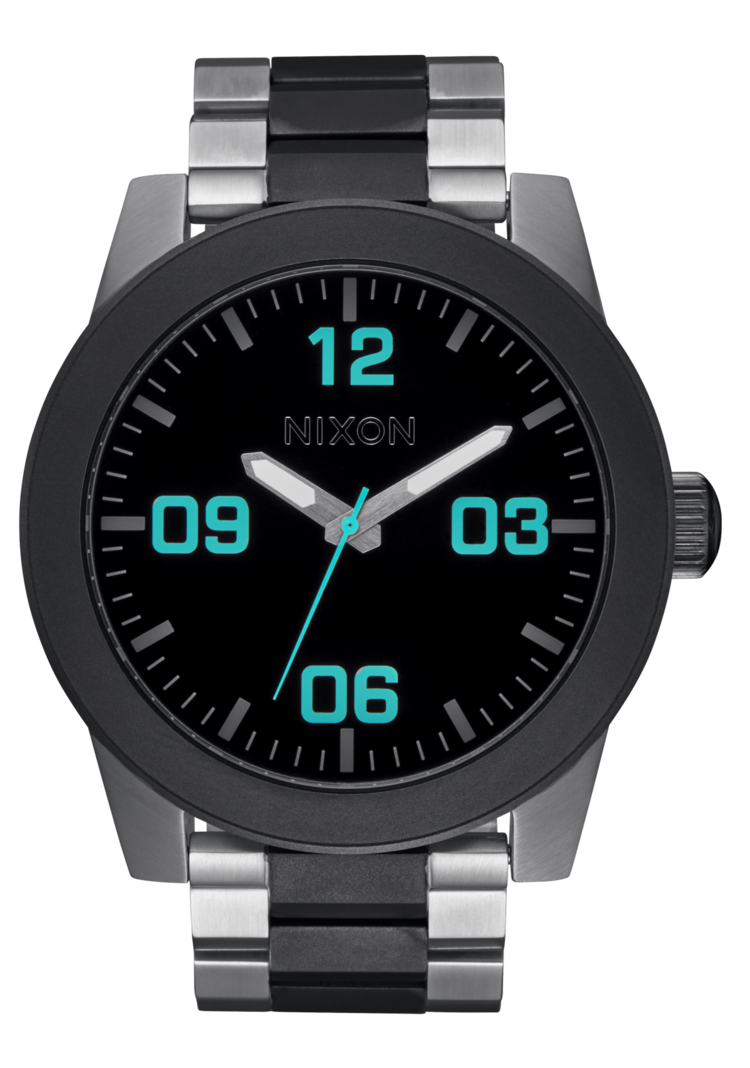 Nixon Nixon Corporal Stainless Steel | Silver/Gunmetal