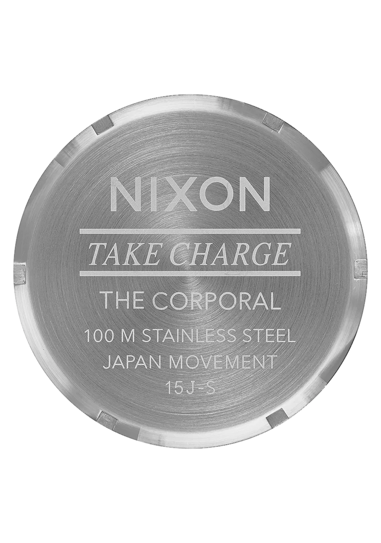 Nixon Nixon Corporal Stainless Steel | Silver/Gunmetal