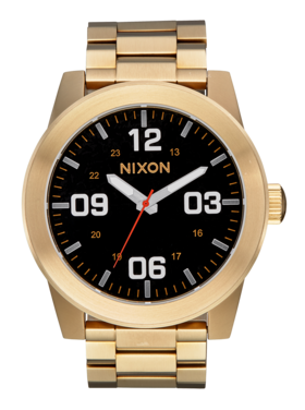 Nixon Nixon Corporal Stainless Steel| Yellow Gold/Black
