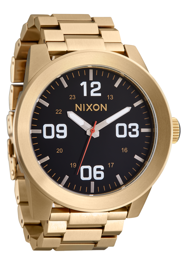 Nixon Nixon Corporal Stainless Steel| Yellow Gold/Black