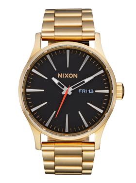 Nixon Nixon Sentry Stainless Steel| Yellow Gold/Black