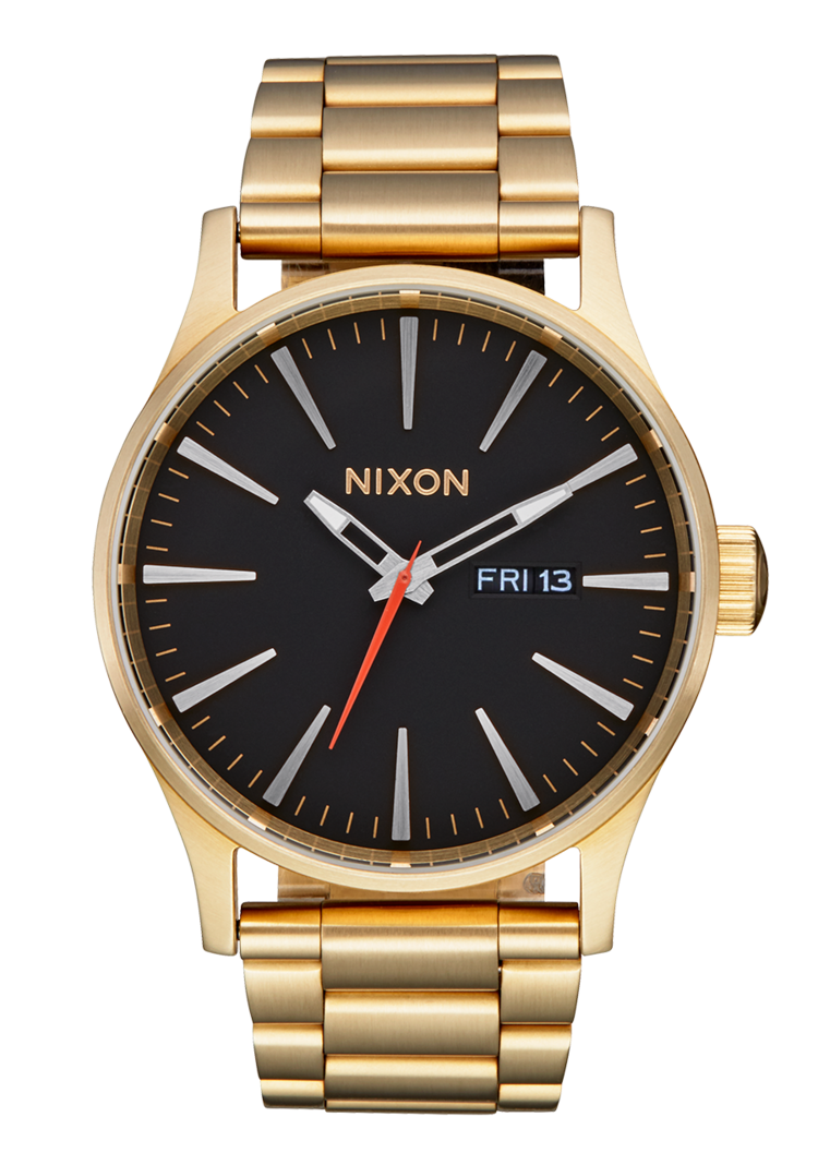 Nixon Nixon Sentry Stainless Steel| Yellow Gold/Black
