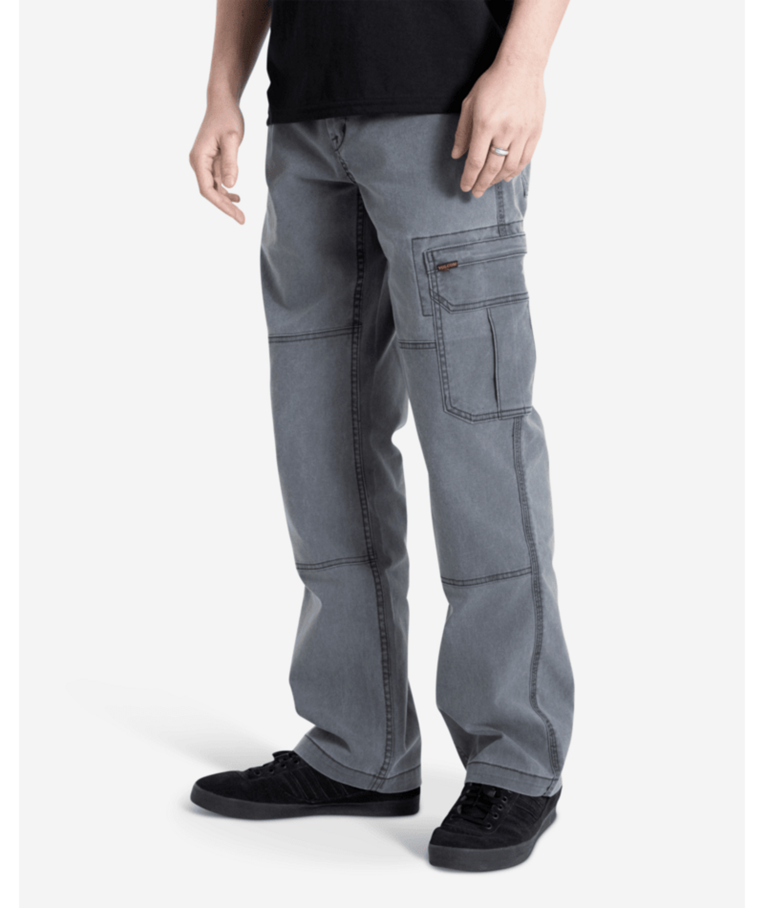 Volcom Gage Work Pant (Mens) | Antique Black - The Drop Rideshop
